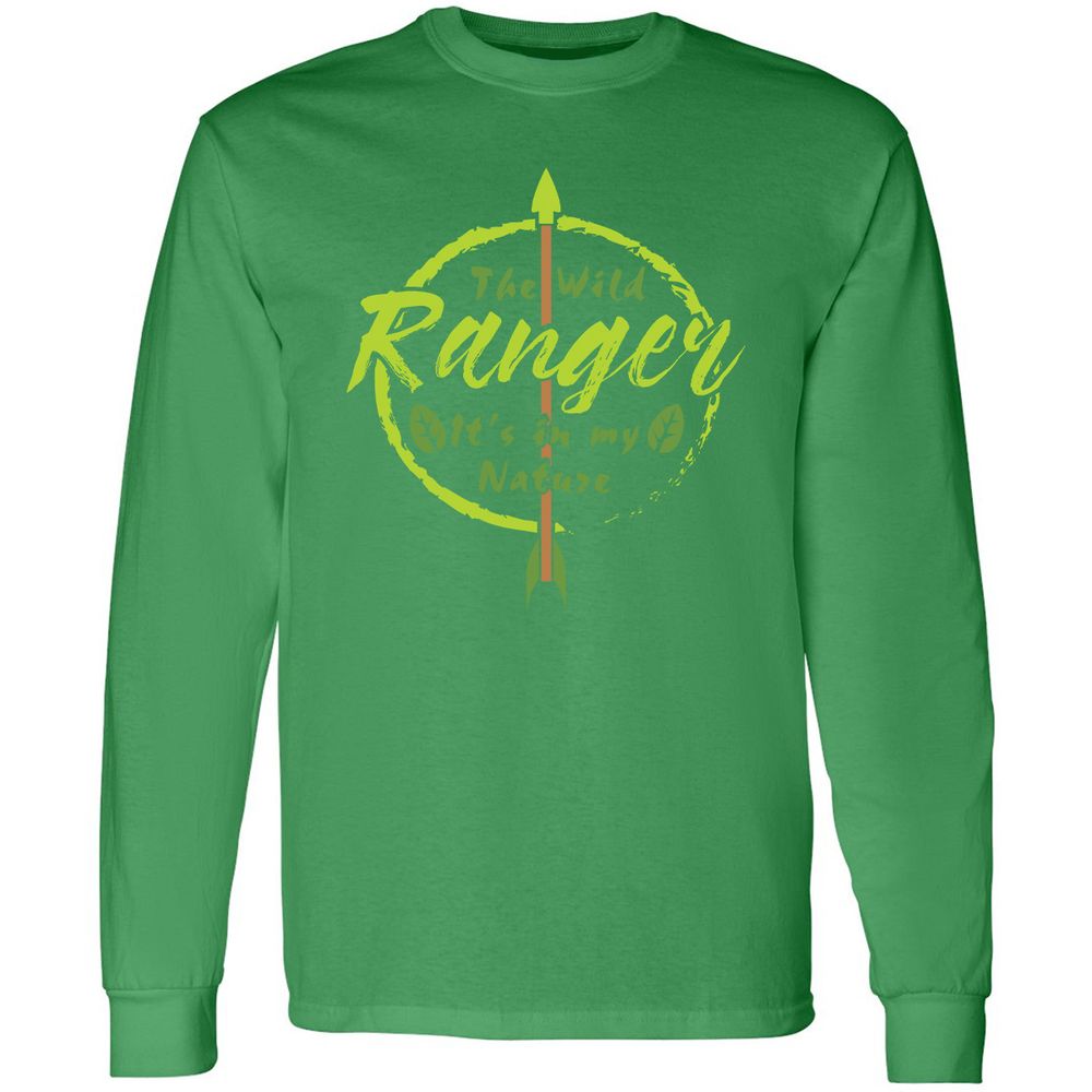Long Sleeve T-Shirt - 88SDVR33 - Irish Green - 10