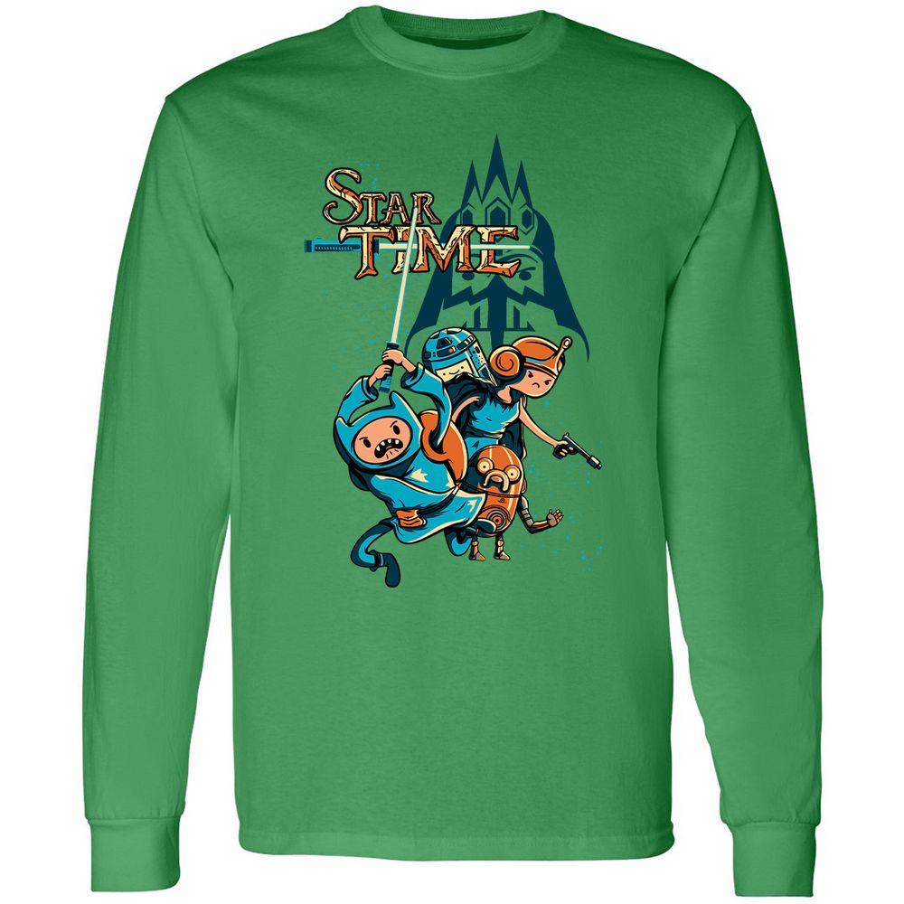 Long Sleeve T-Shirt - R4K9WE86 - Irish Green - 10