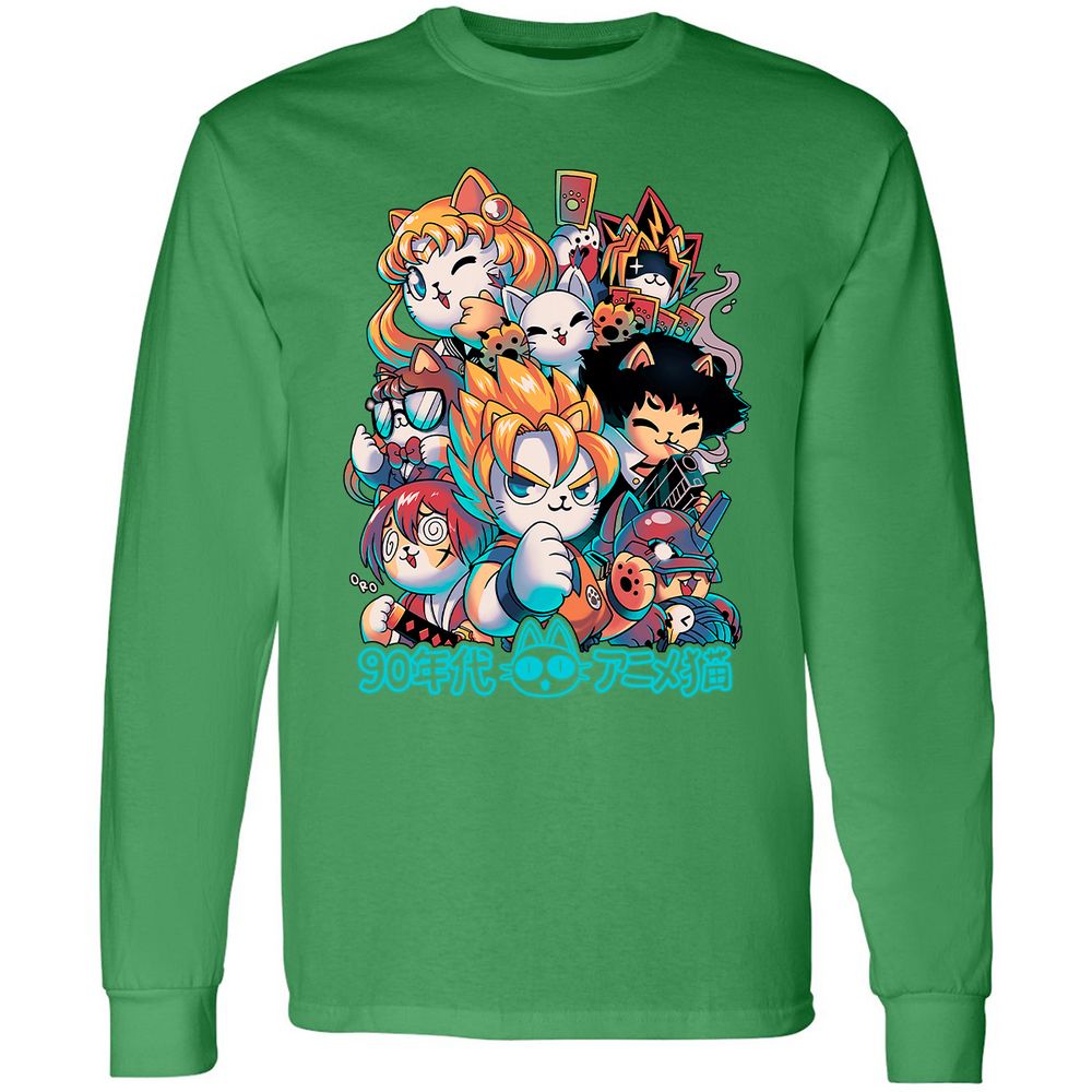 Long Sleeve T-Shirt - ERXVQSH7 - Irish Green - 10