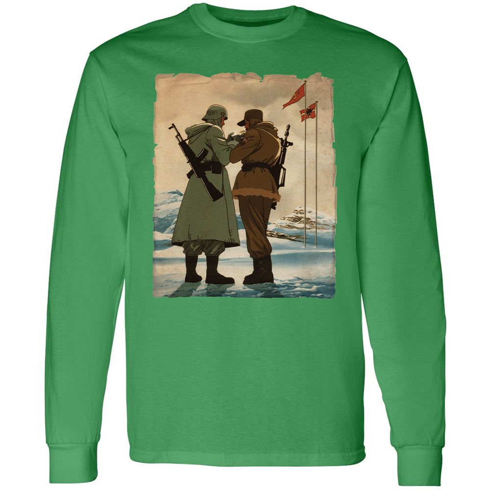 Long Sleeve T-Shirt - 2T4HG375 - Irish Green - 10