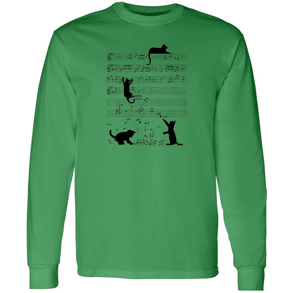 Long Sleeve T-Shirt - LNV4E8Z5 - Irish Green - 10