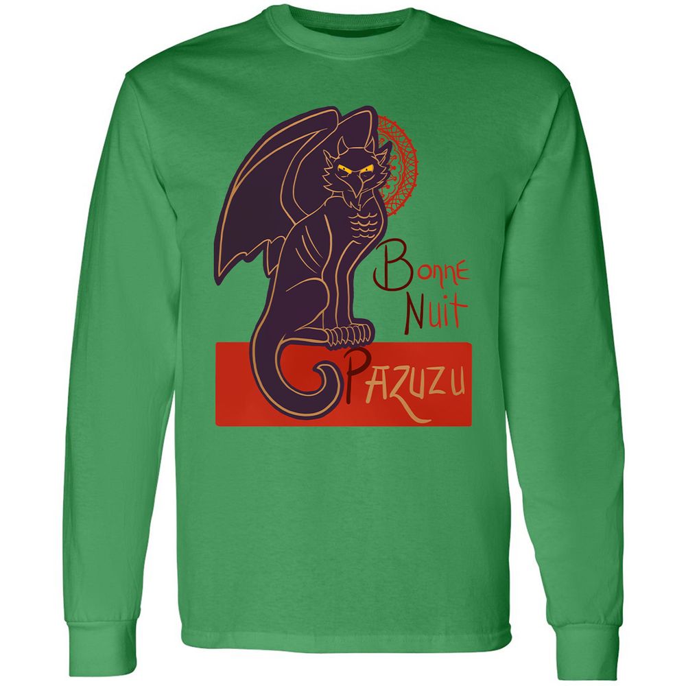 Long Sleeve T-Shirt - ZBBQSZXZ - Irish Green - 10