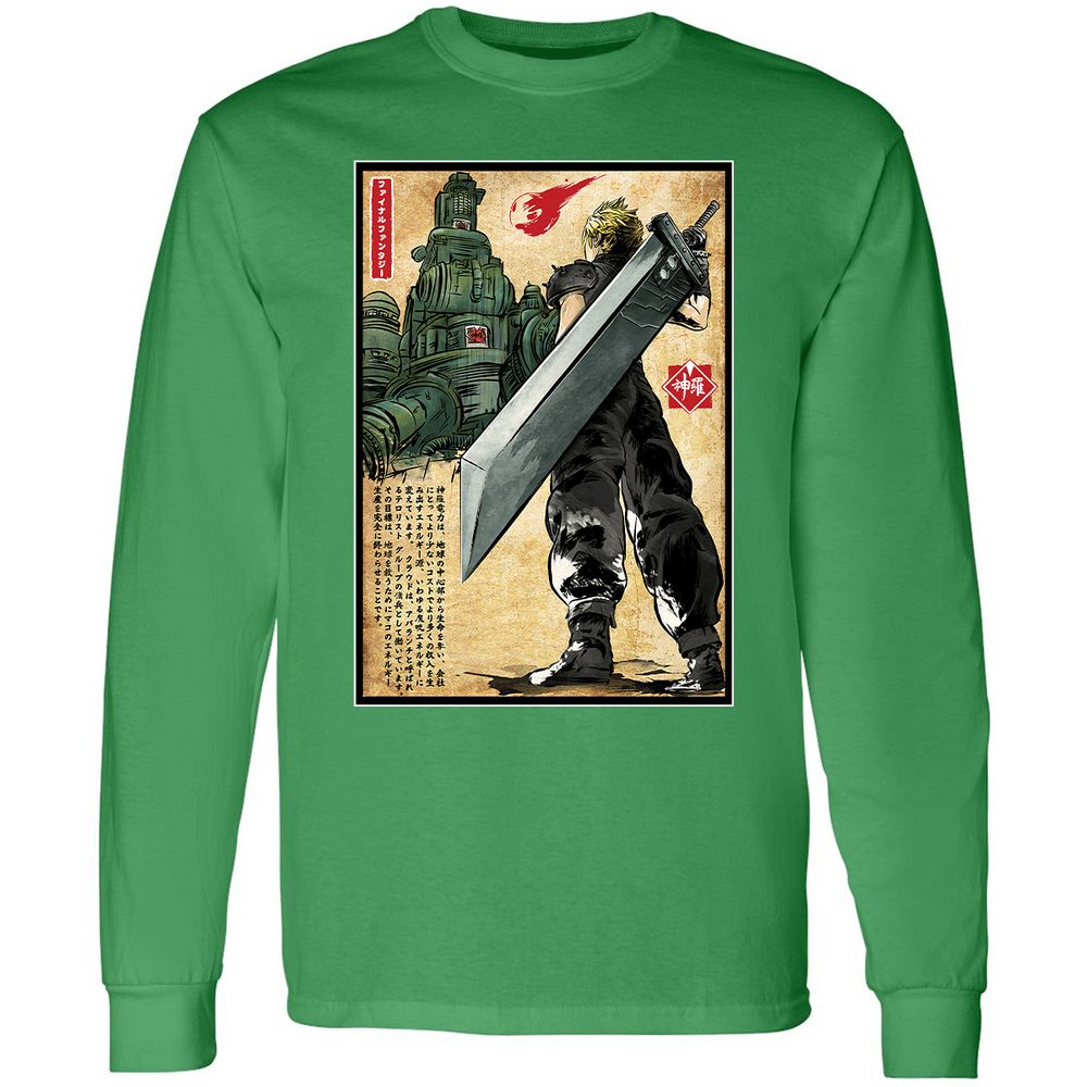 Long Sleeve T-Shirt - 62F49XUE - Irish Green - 10