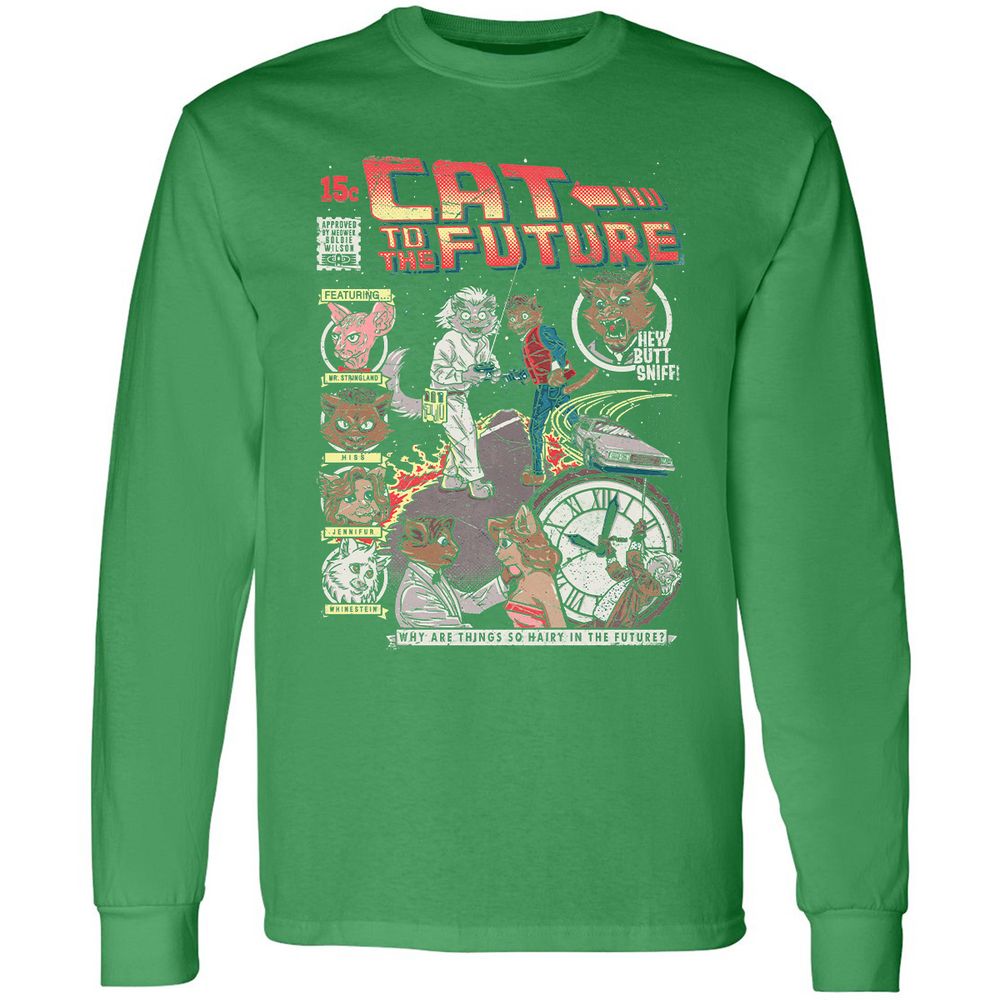 Long Sleeve T-Shirt - 498D2YJ5 - Irish Green - 10