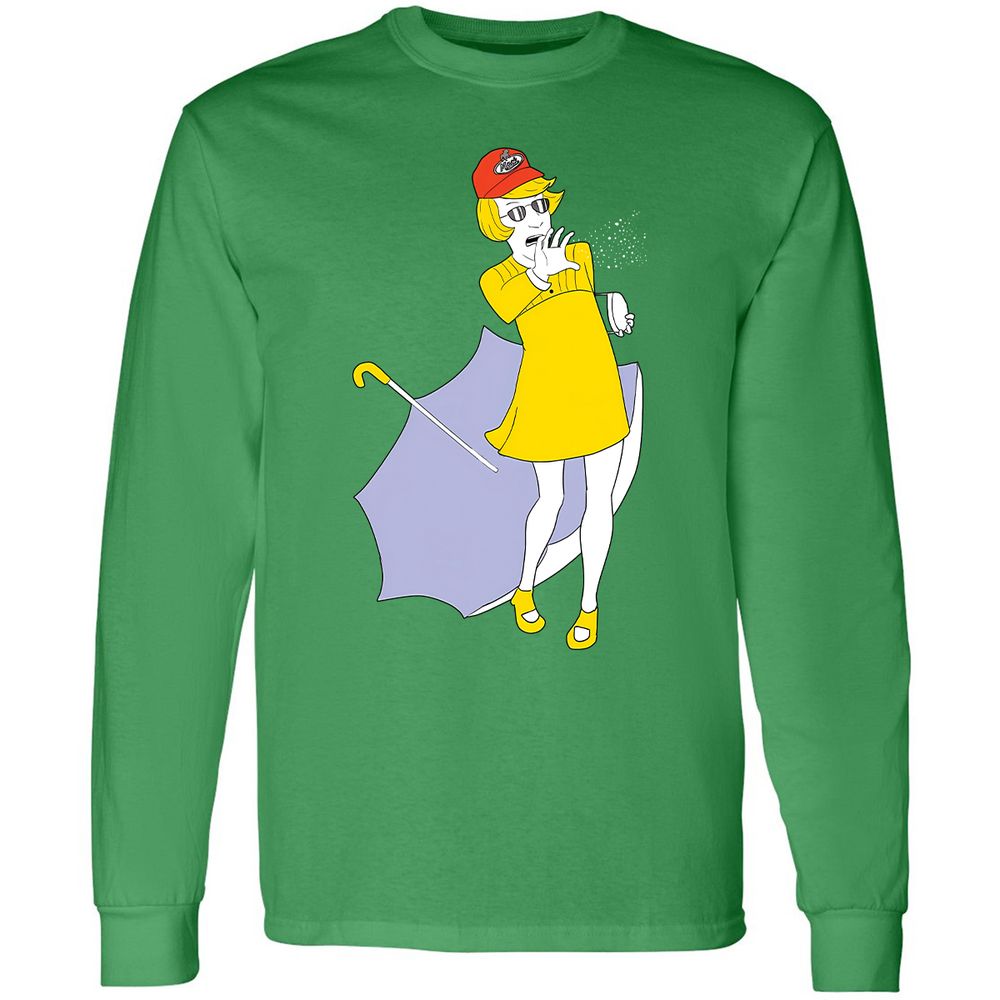 Long Sleeve T-Shirt - BBJX6QD9 - Irish Green - 10