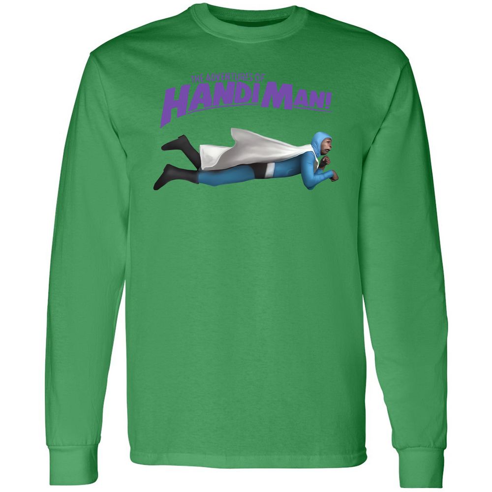 Long Sleeve T-Shirt - BXS9GBJU - Irish Green - 10