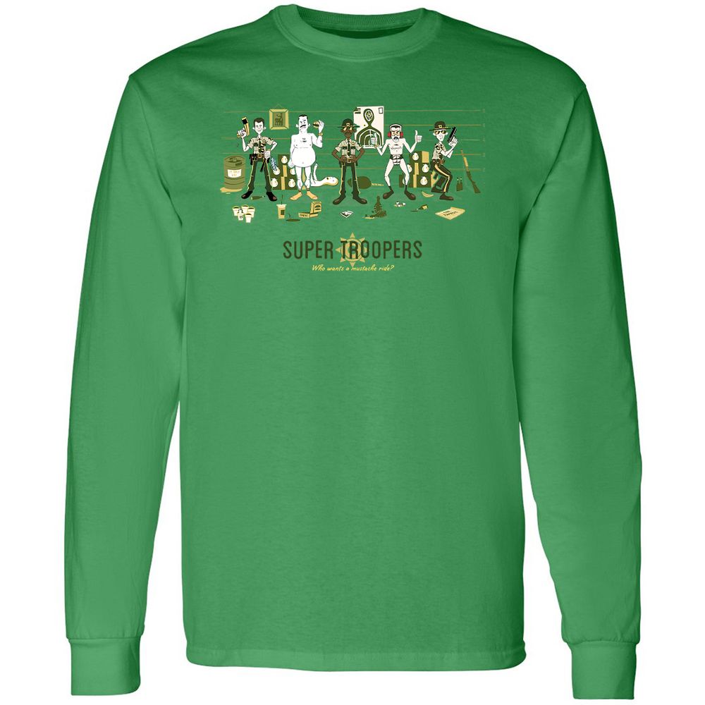 Long Sleeve T-Shirt - KH69PT6B - Irish Green - 10