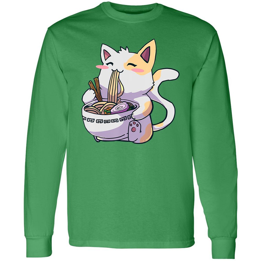 Long Sleeve T-Shirt - WQDTM5V4 - Irish Green - 10