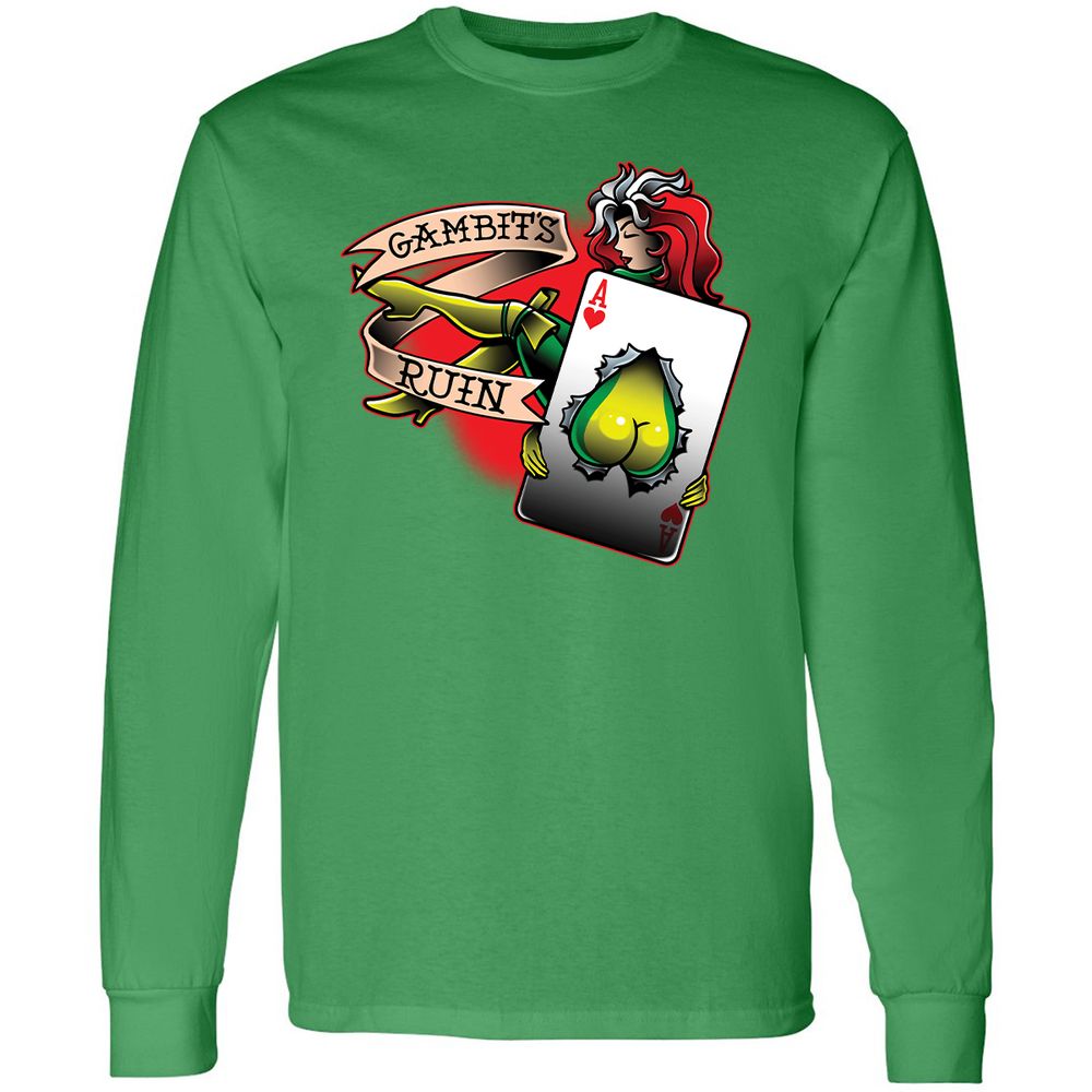 Long Sleeve T-Shirt - RSYKXG1J - Irish Green - 10