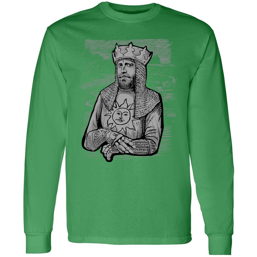 Long Sleeve T-Shirt - A148K4E7 - Irish Green - 10