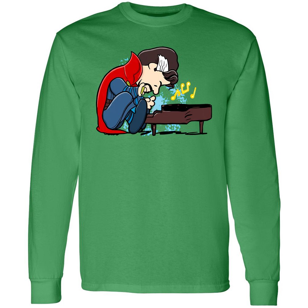 Long Sleeve T-Shirt - 5BGKLDXM - Irish Green - 10