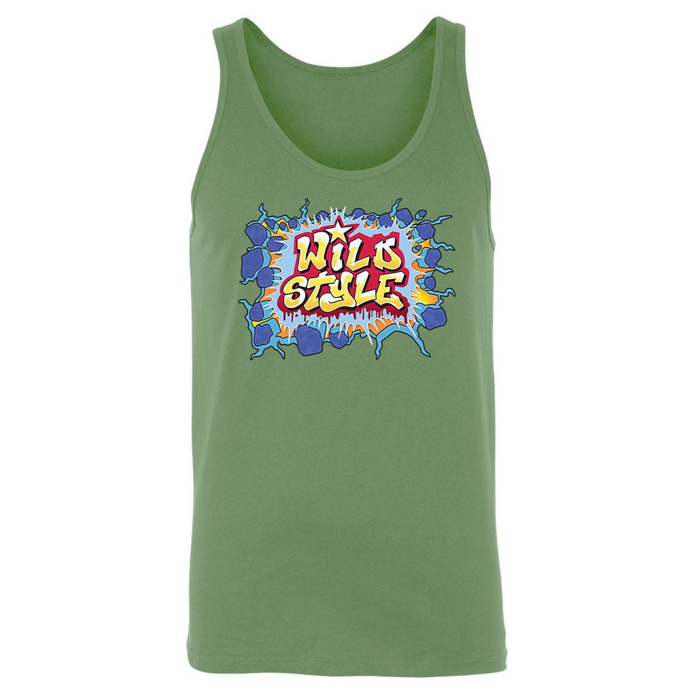 Unisex Jersey Tank - Black - Leaf - 10