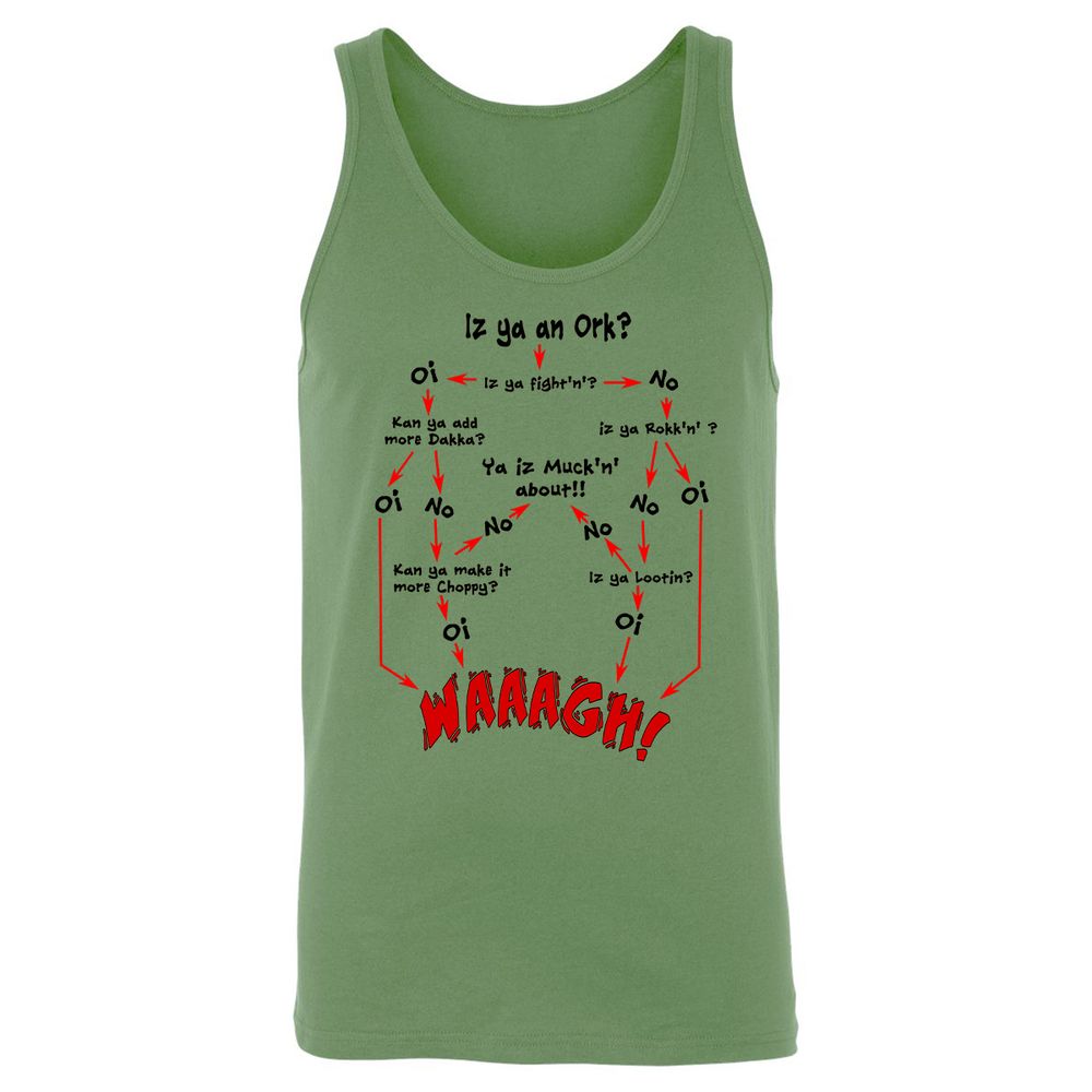 Unisex Jersey Tank - UYUQK5J4 - Leaf - 10