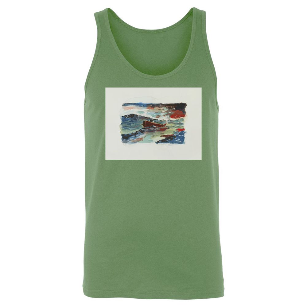 Unisex Jersey Tank - RV9UAHXJ - Leaf - 10