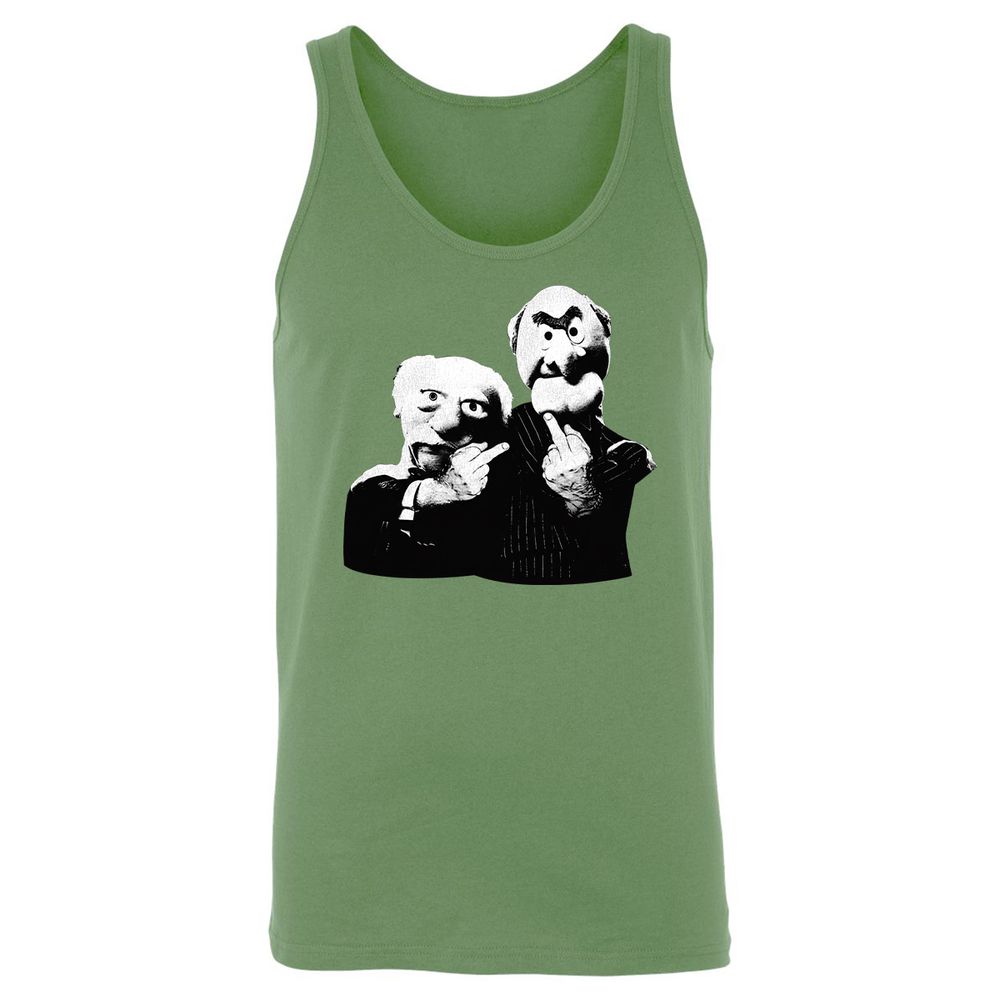 Statler and Waldorf Middle Finger - Leaf - 10