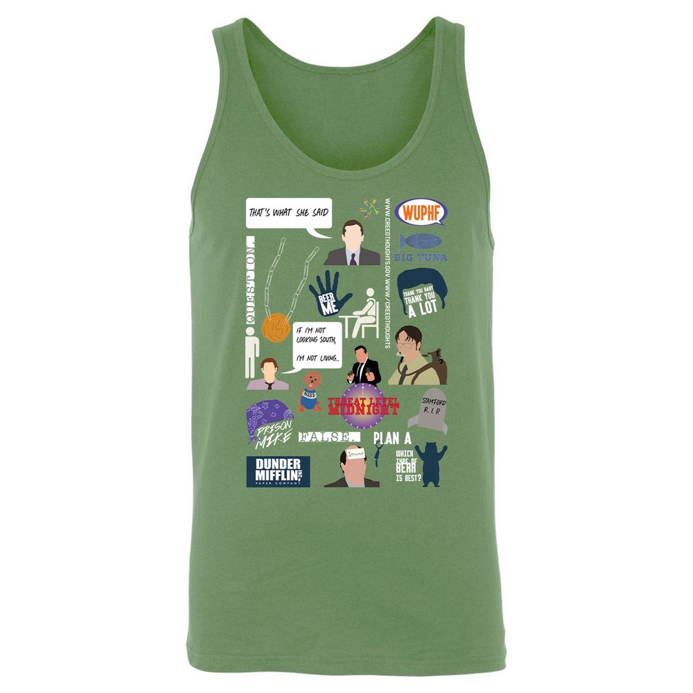 Unisex Jersey Tank - 7S4DZV6B - Leaf - 10
