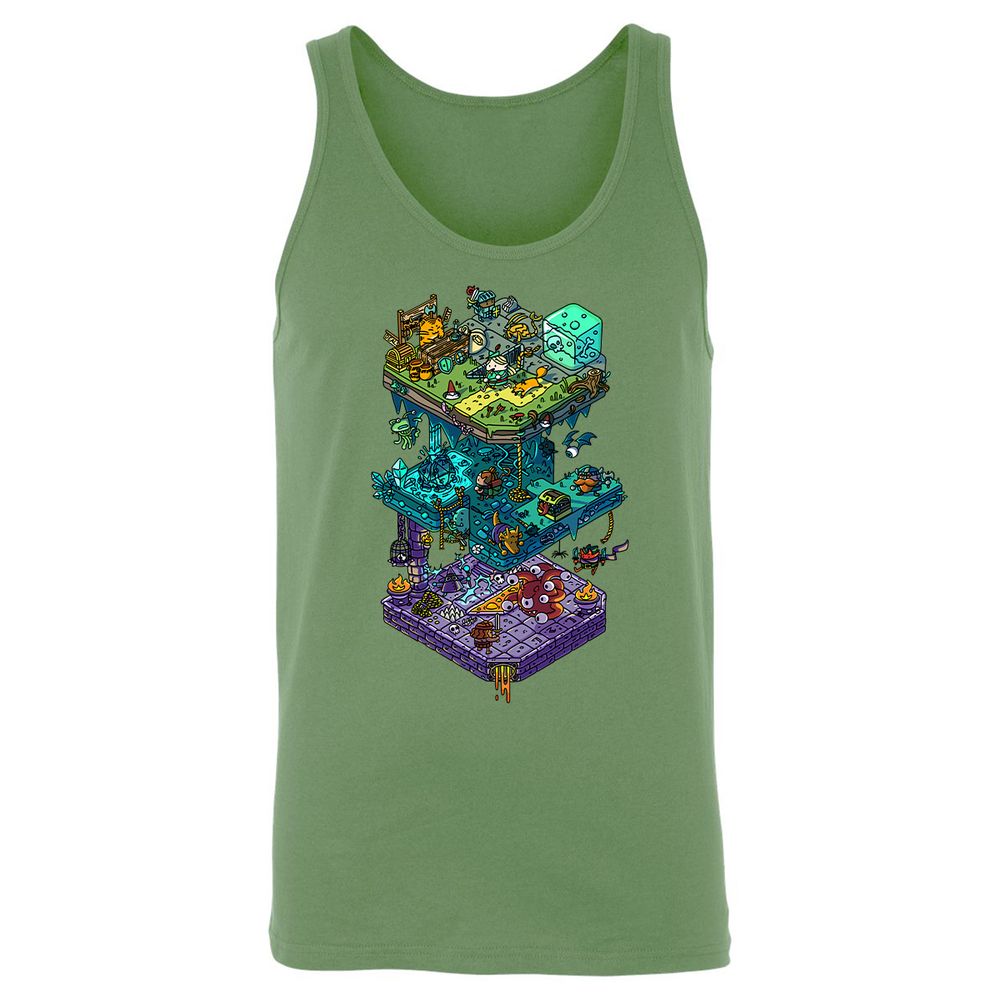 Unisex Jersey Tank - QCRRYWCL - Leaf - 10