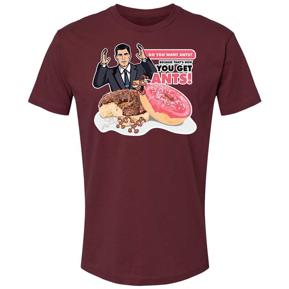Do you want ants - Maroon - 10