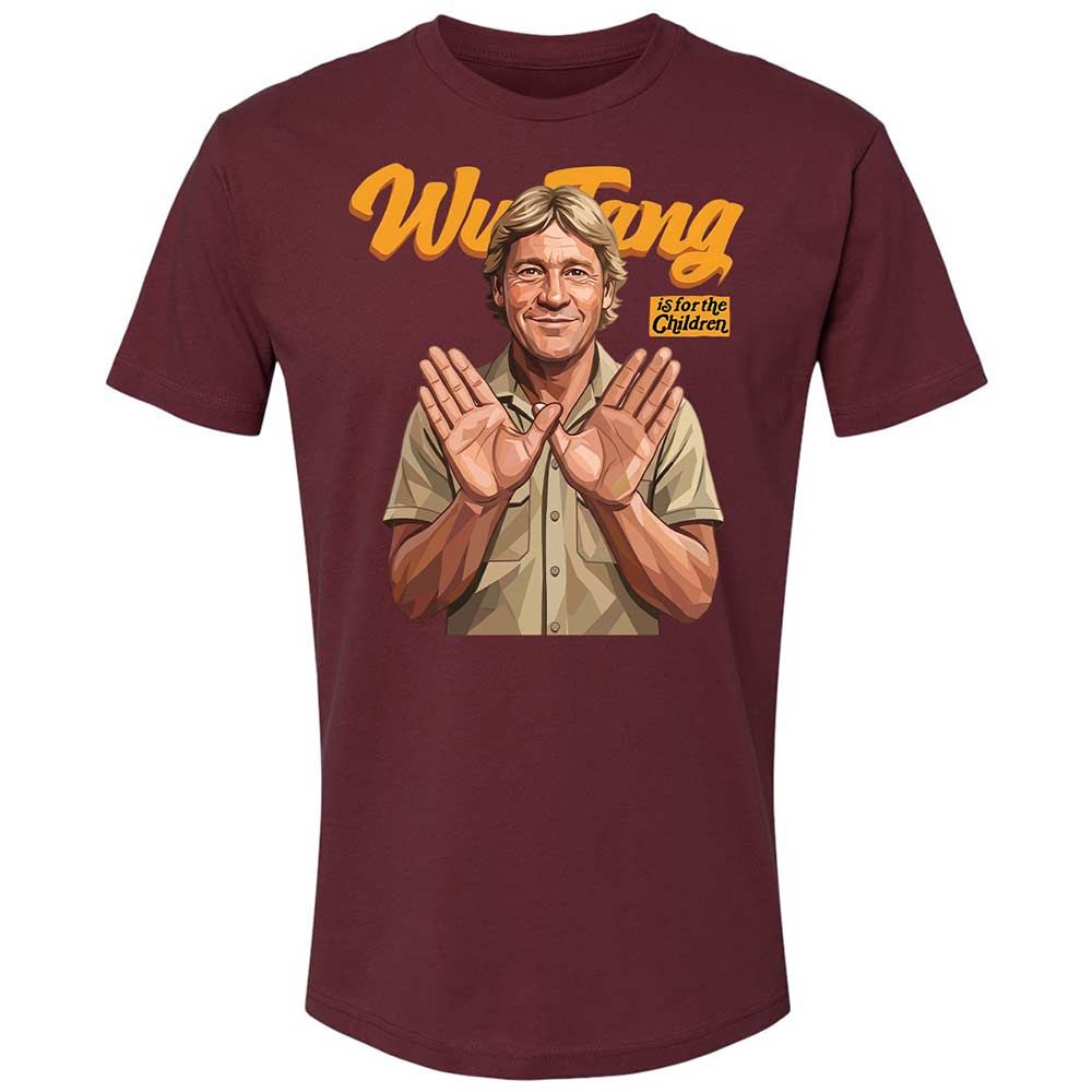 Steve Irwin or the Children - Maroon - 10