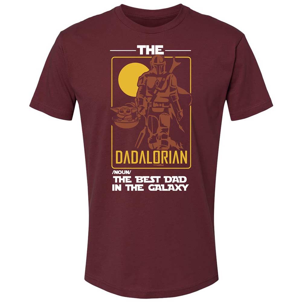 The Dadalorian The Best Dad In The Galaxy - Maroon - 10