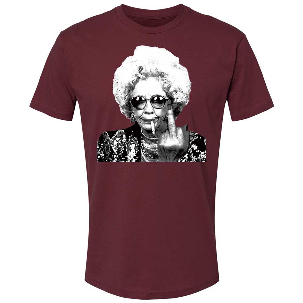 Badass Grandma - Maroon - 10