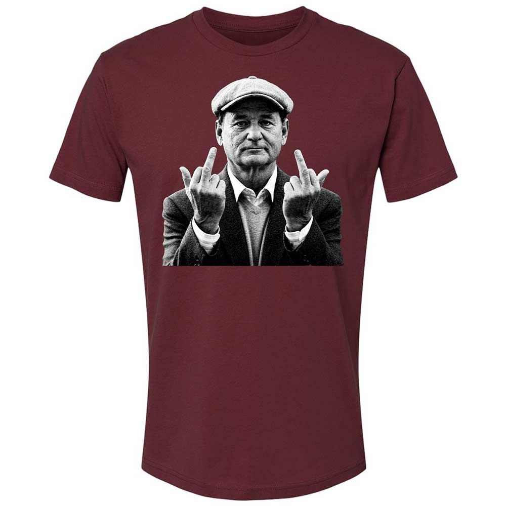 Bill Murray Middle Finger - Maroon - 10