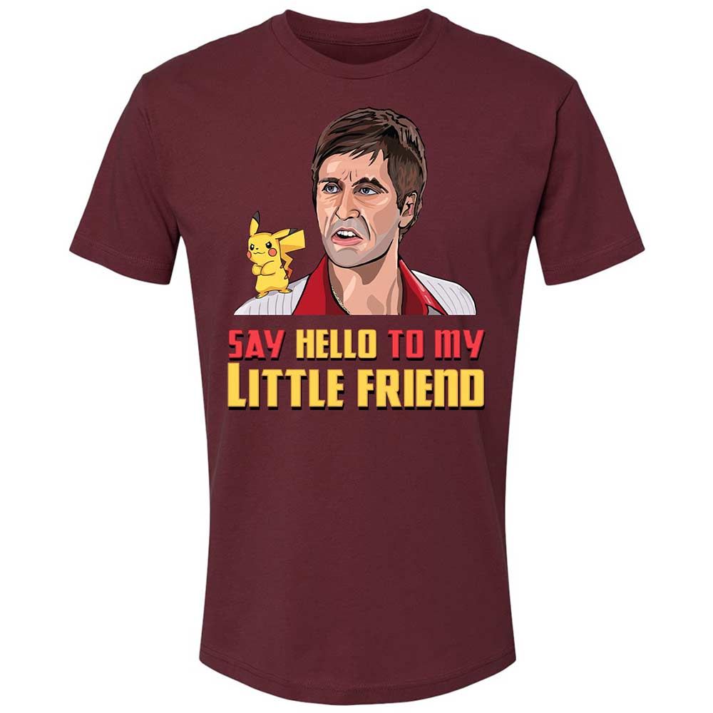 Premium Unisex T-Shirt - 2LX4HTXT - Maroon - 10