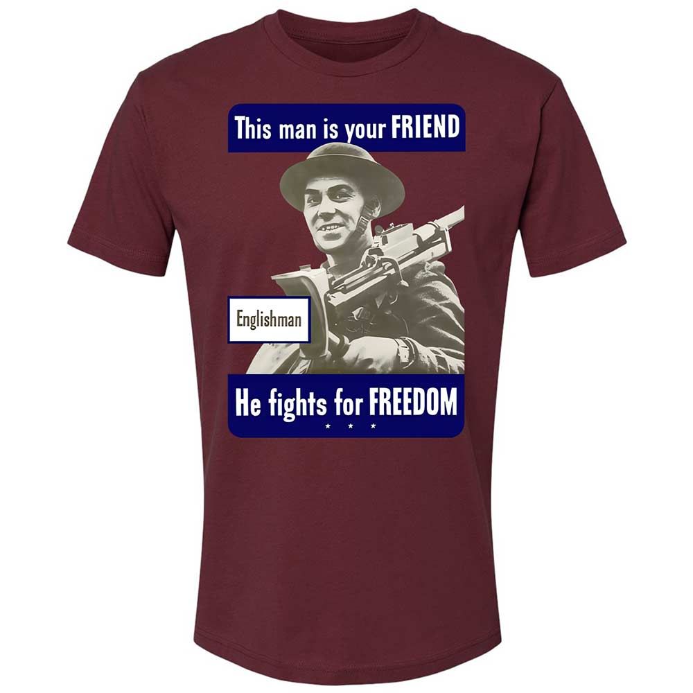 This man is your Friend - Maroon - 10