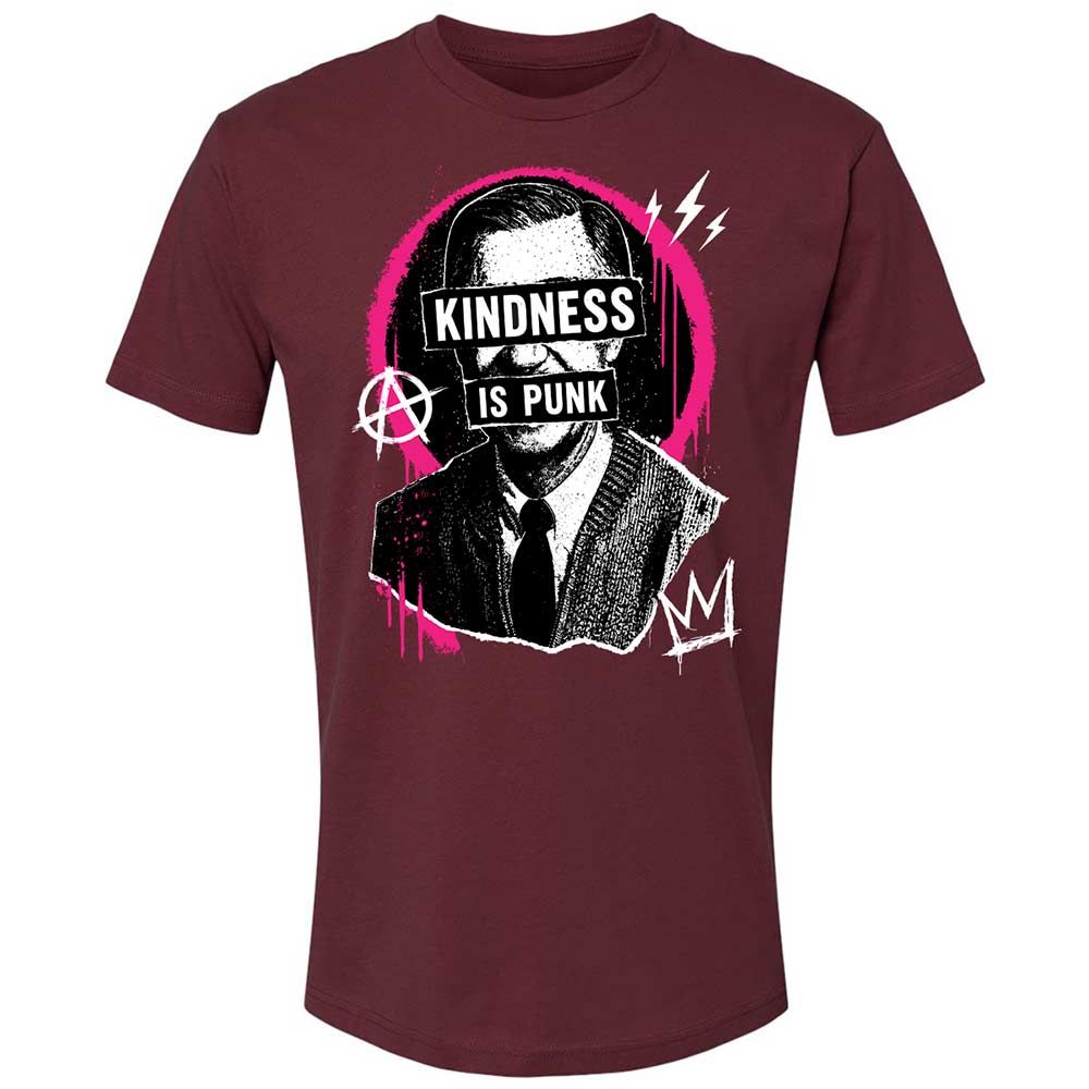 Kindness is Punk - Maroon - 10