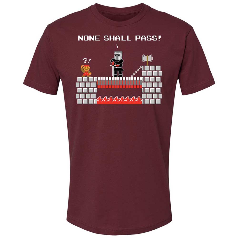 No Plumbers Shall Pass - Maroon - 10