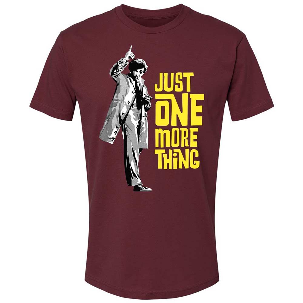 Just One More Thing - Maroon - 10