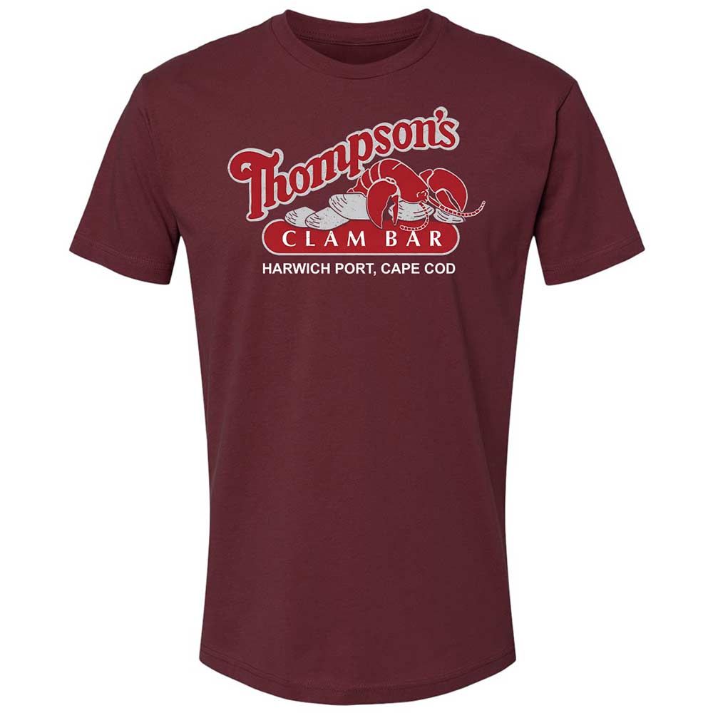 Thompson's Clam Bar - Maroon - 10