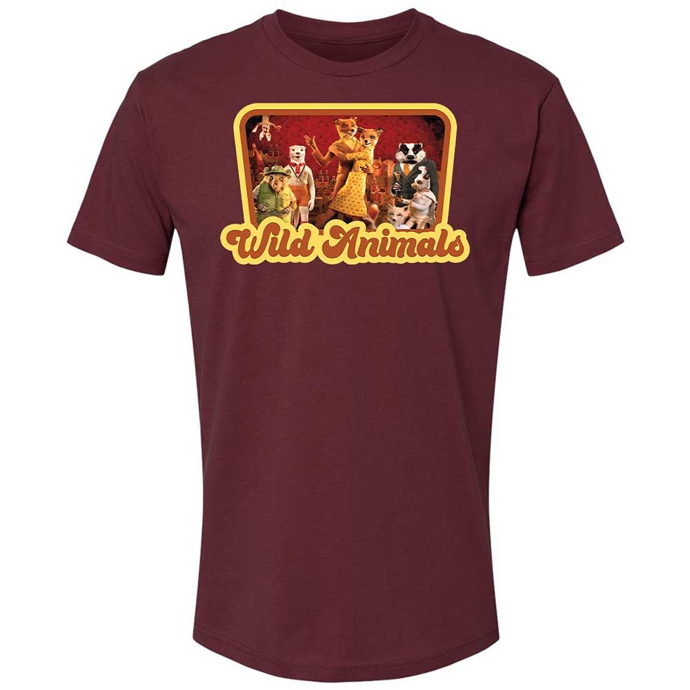 Wild Animals - Maroon - 10