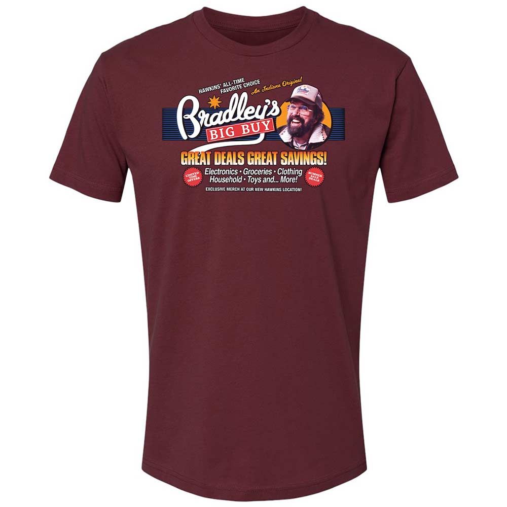 Bradley's Big Buy - Maroon - 10