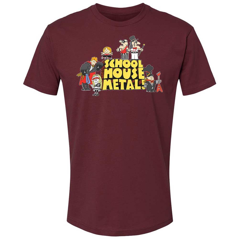 School House Metal - Maroon - 10