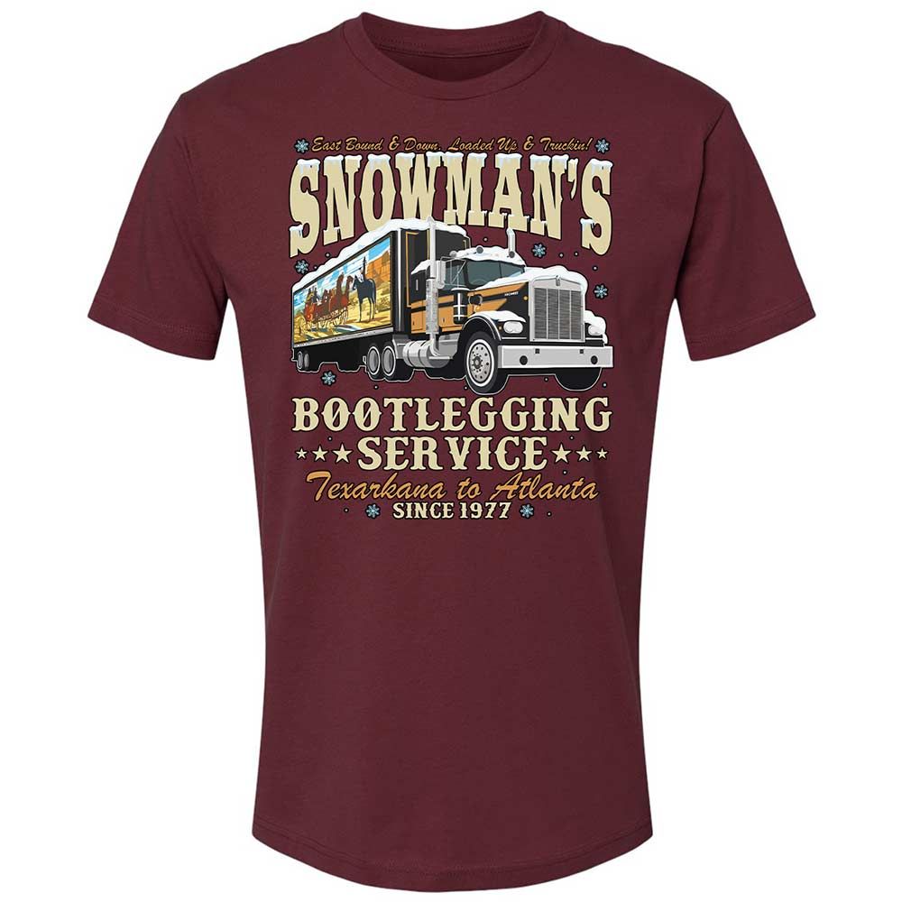 Snowman's Bootlegging Service - Maroon - 10