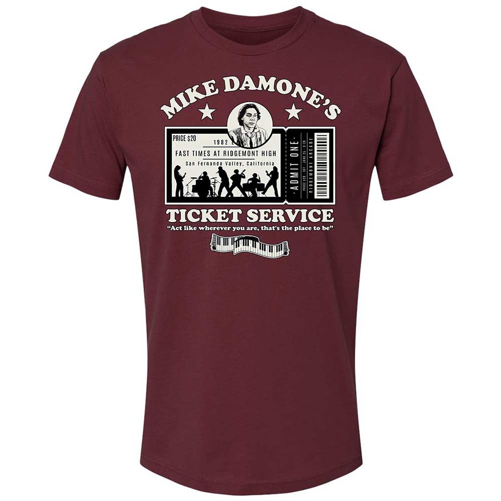 Damone's Ticket Service - Maroon - 10