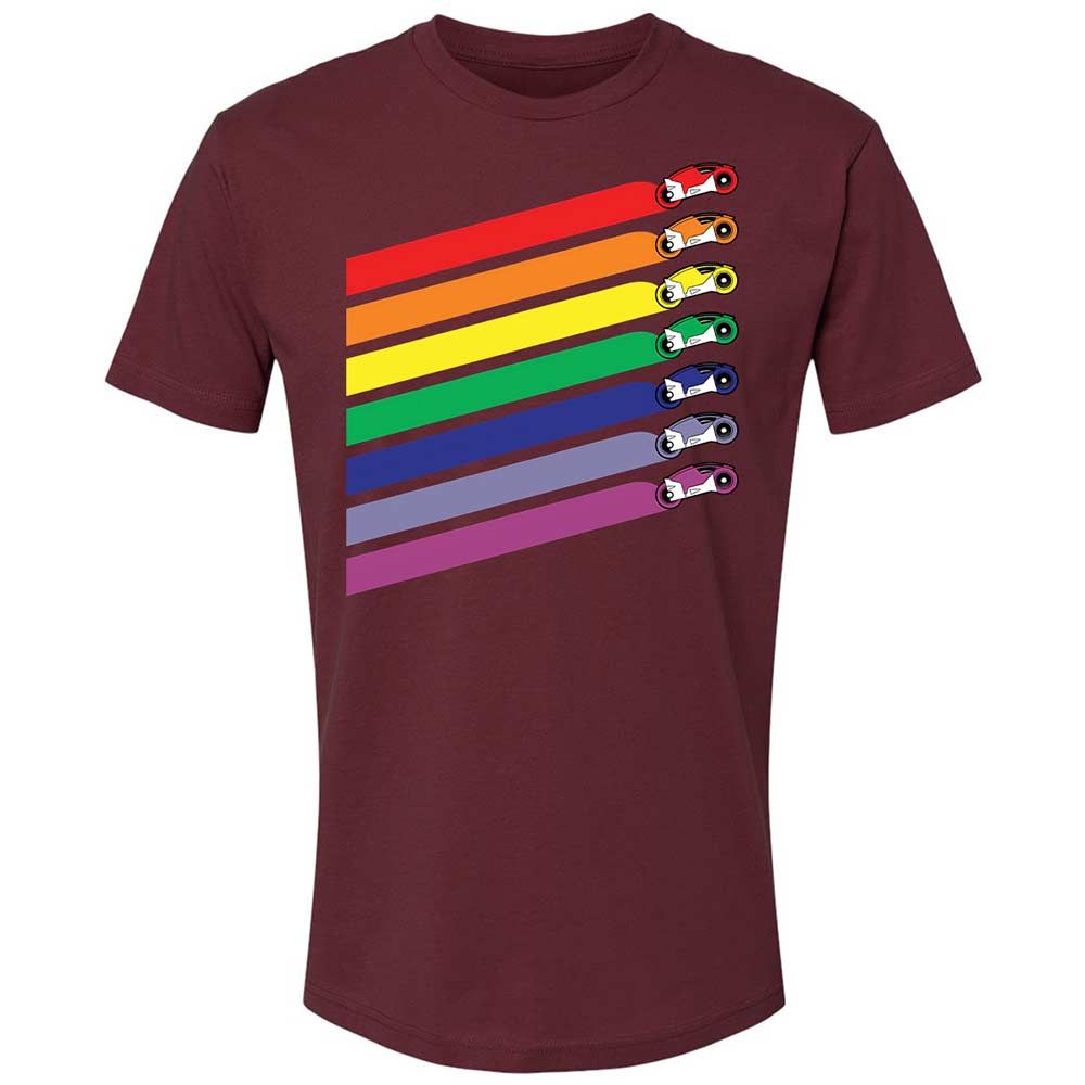 Race The Rainbow - Maroon - 10