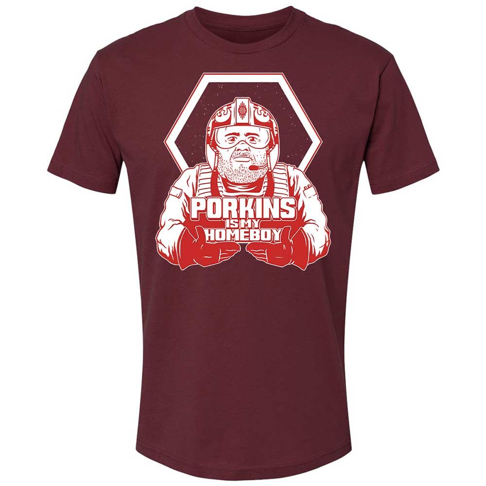 Porkins Is My Homeboy - Maroon - 10