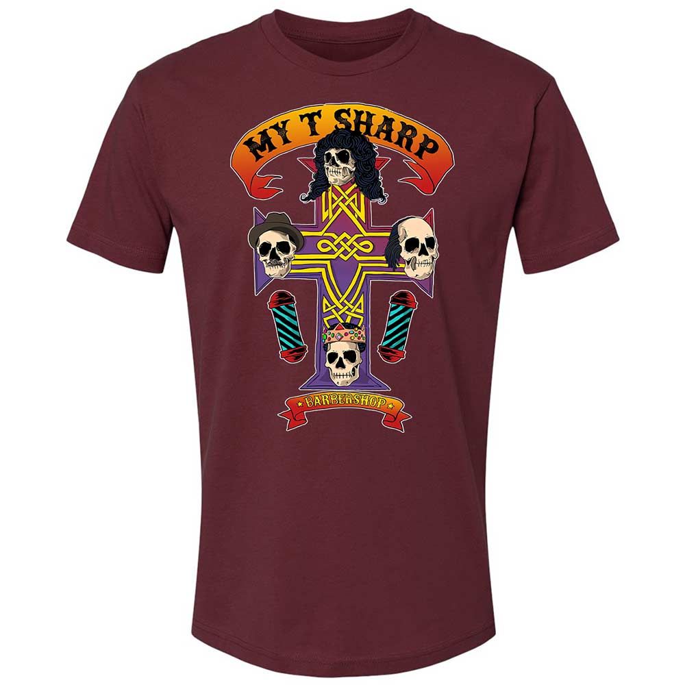 My-T-Sharp Barbershop - Maroon - 10