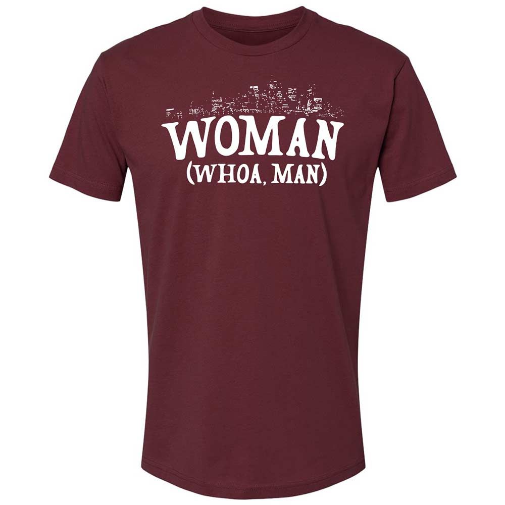 Woman - Whoa, Man - Maroon - 10