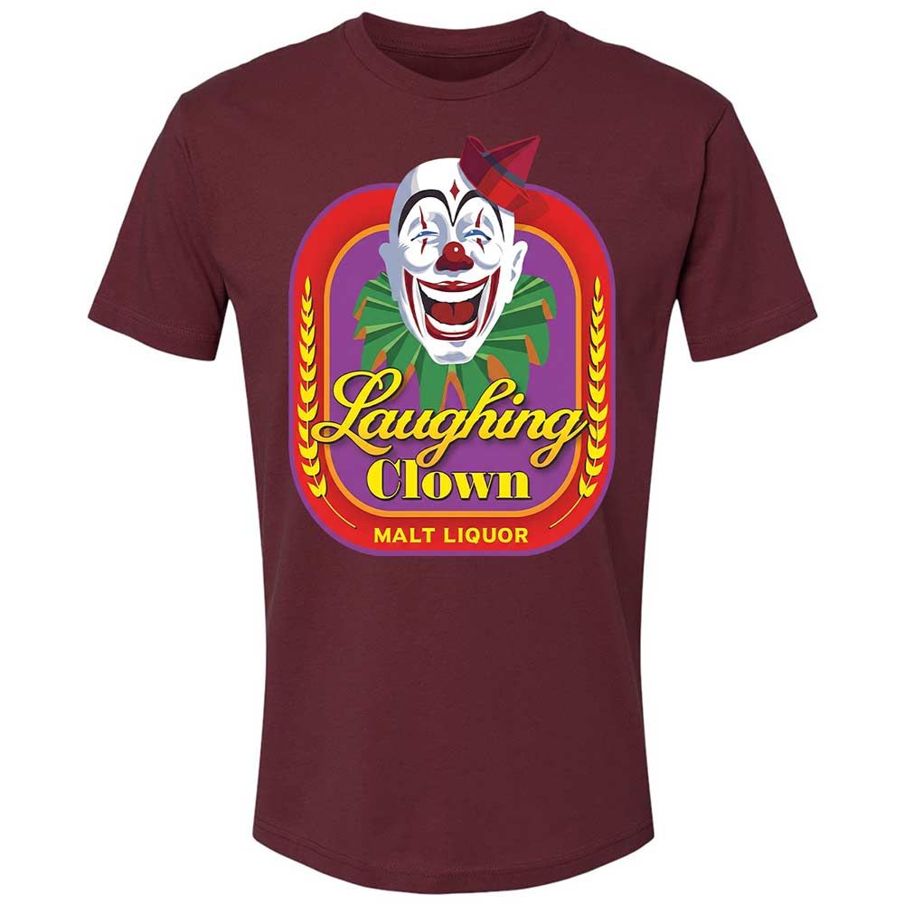 Laughing Clown Malt Liquor - Maroon - 10