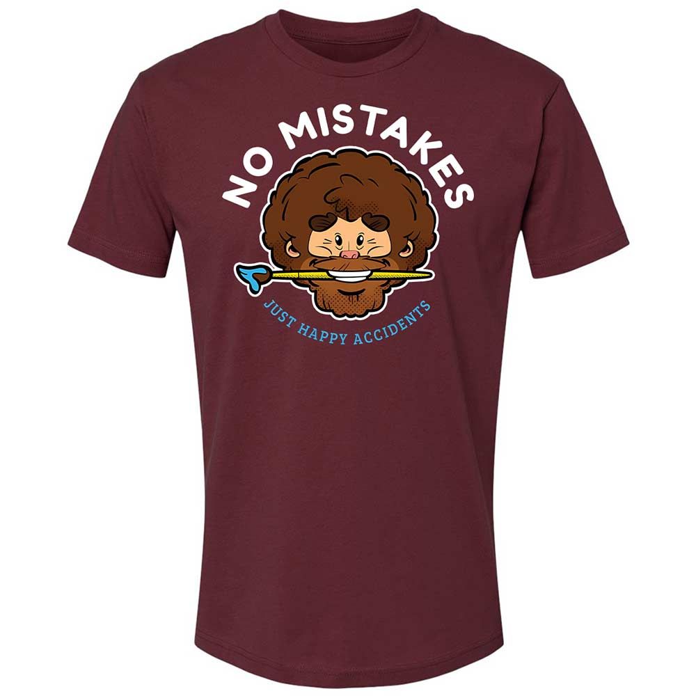 No mistakes - Maroon - 10
