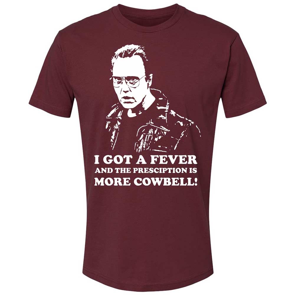More Cowbell - Maroon - 10