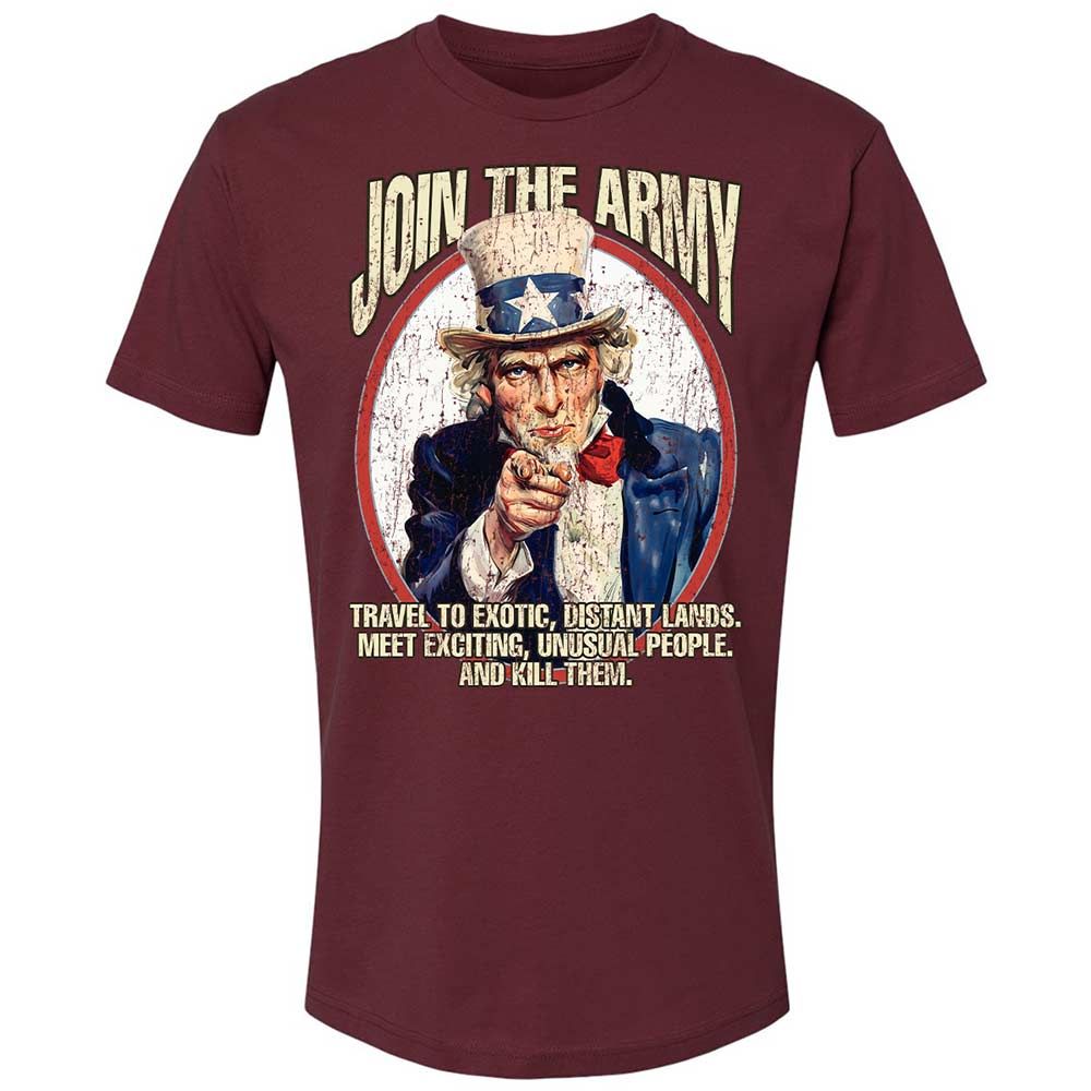 Join The Army - Maroon - 10