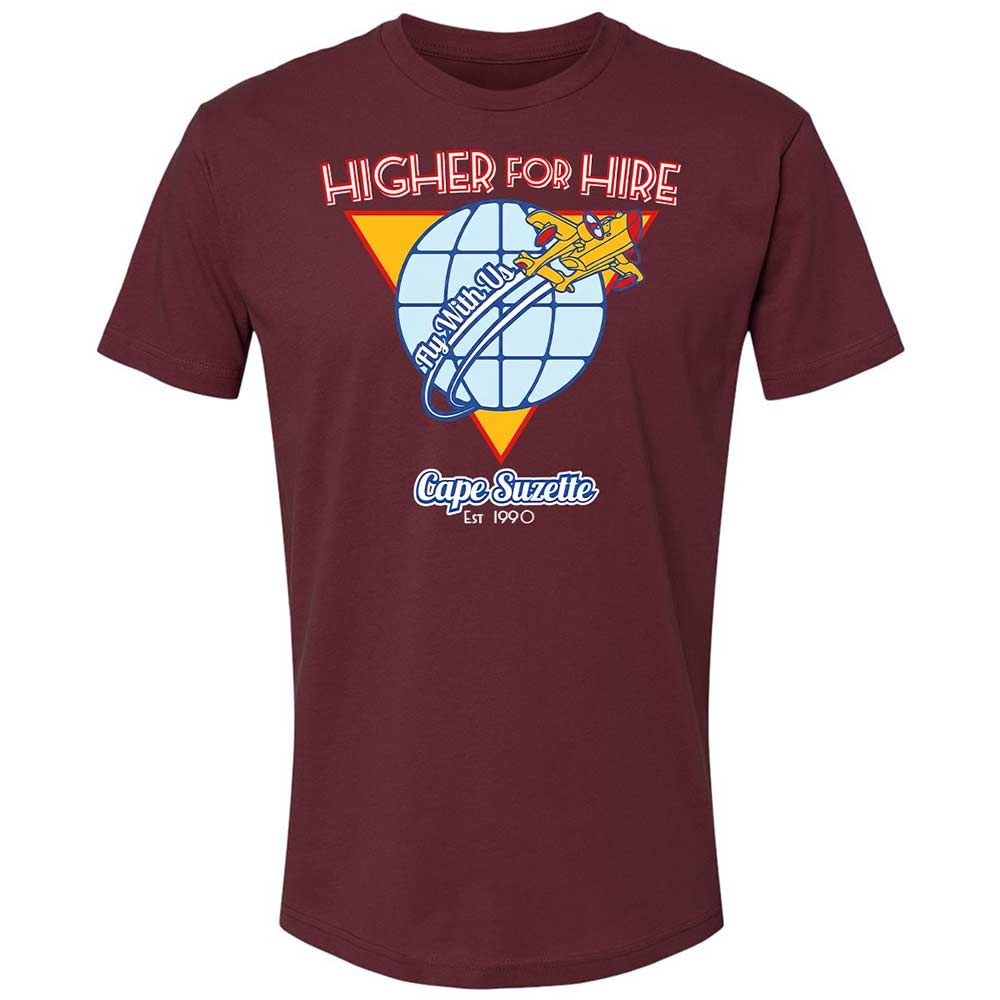 Higher For Hire - Maroon - 10