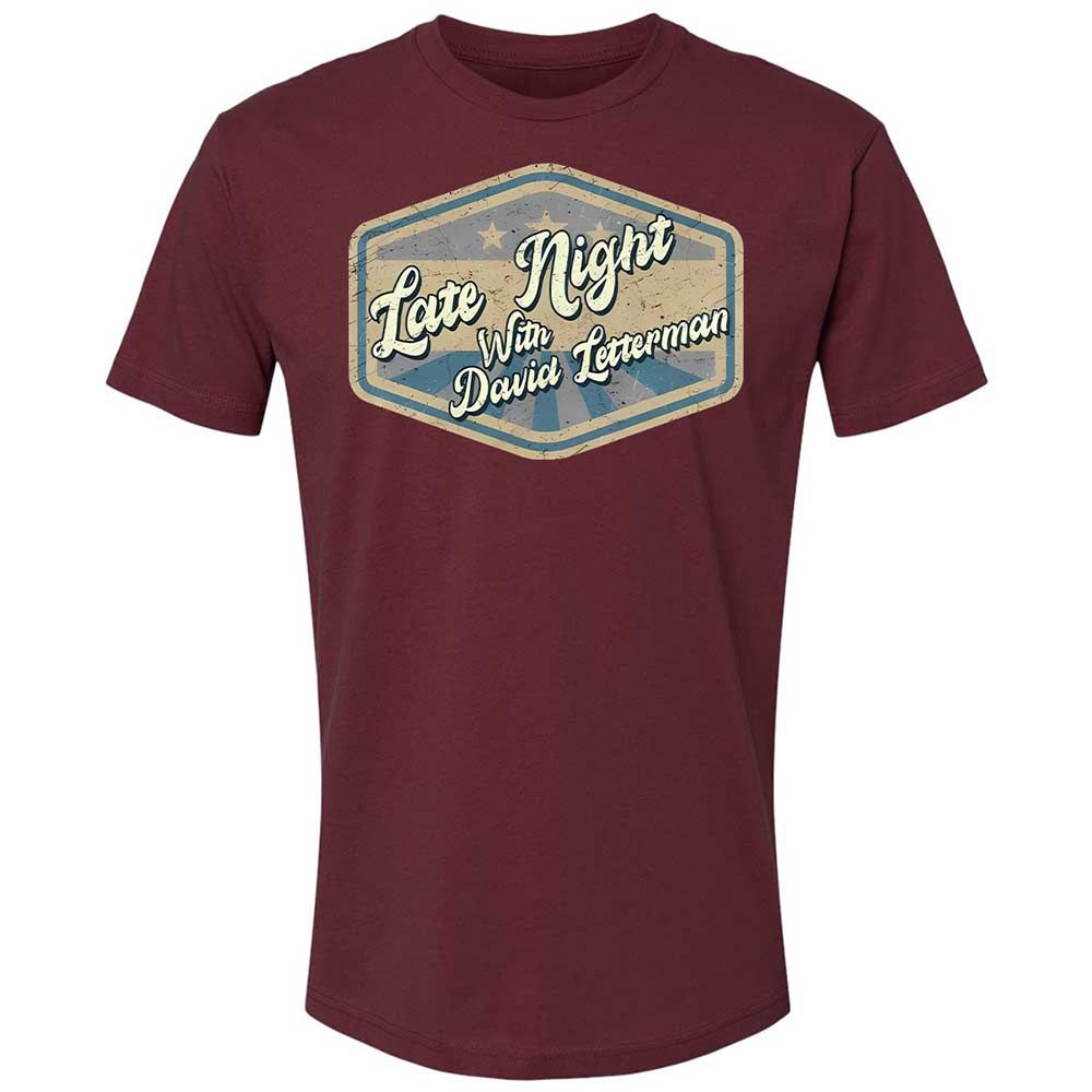 Late Night with David Letterman - Maroon - 10