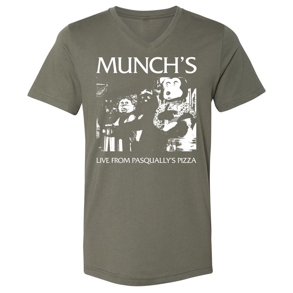 Unisex V-Neck T-Shirt - 77PBSNG3 - Military Green - 10