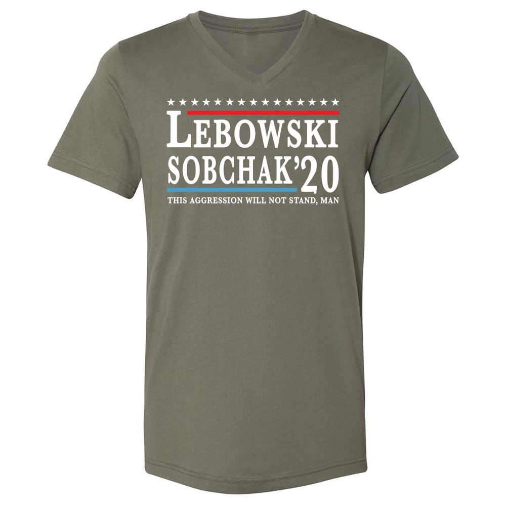 Unisex V-Neck T-Shirt - MV4JAR2U - Military Green - 10