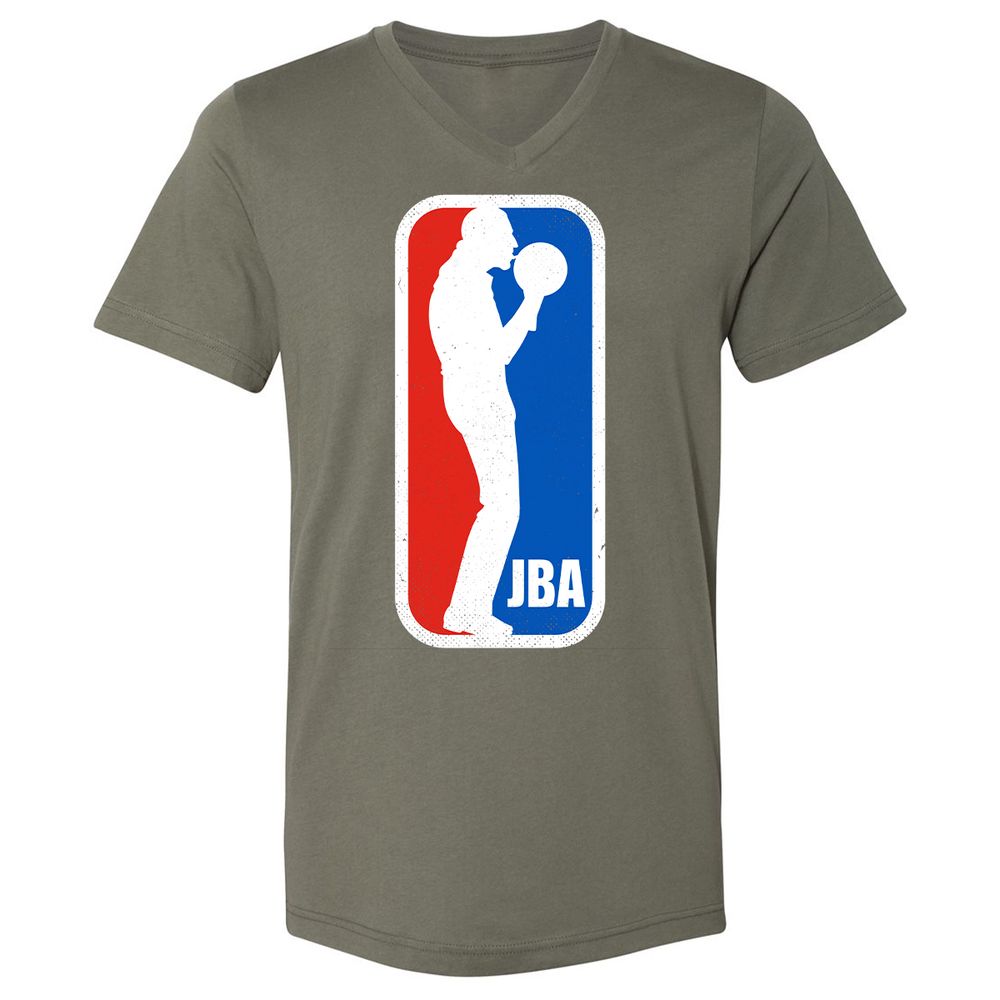 Unisex V-Neck T-Shirt - W4JCQDB2 - Military Green - 10